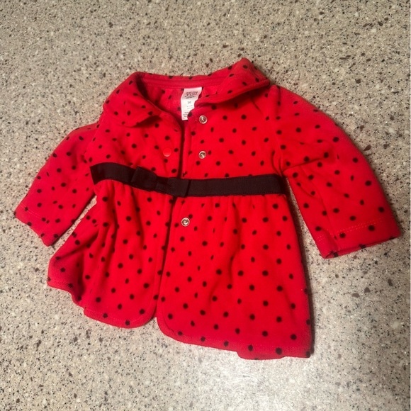 Carter's Other - 5/$20 Carter’s 3 month Red Polka Dot Coat